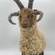 Custom Manx Loaghtan Sheep Sculpture