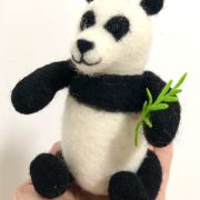 Handmade Little Panda Needle Felting Kit