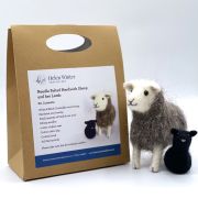 Handmade Herdwick Sheep And Her Lamb Needle Felting Kit
