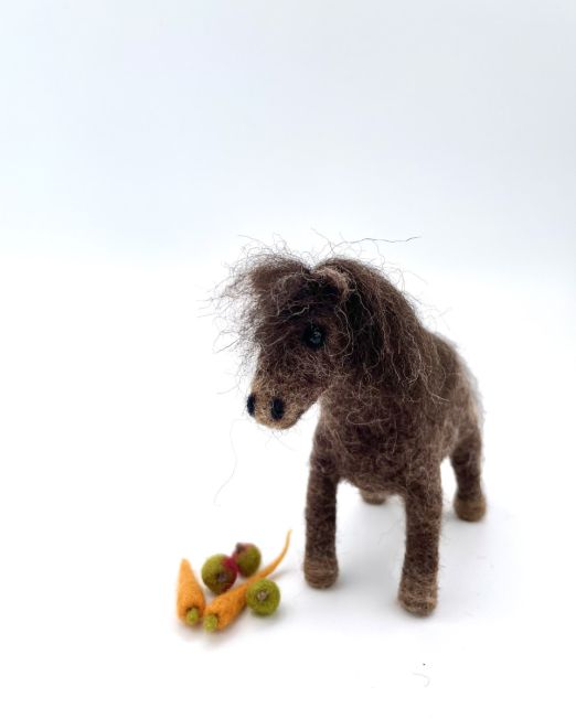 Handmade Needle Felted Exmoor Thelwell Pony PDF Download Instructions