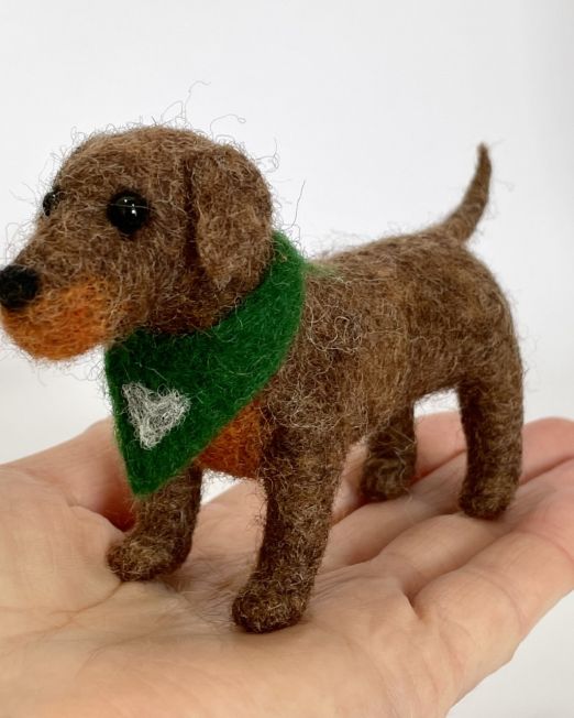 Dachshund Needle Felting Kit 3