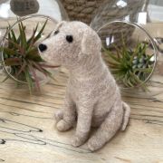 Handmade Needle Felted Labrador Dog PDF Downloadable Instructions