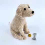 Handmade Needle Felted Labrador Dog PDF Downloadable Instructions
