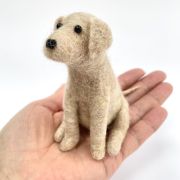 Handmade Needle Felted Labrador Dog PDF Downloadable Instructions