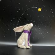Needle Felted Stargazing Hare PDF Downloadable Instructions
