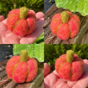 Crafting Tranquillity: Creating Your Own Needle Felted Pumpkin Helen Winter Textile Art Crafting Tranquillity: Creating Your Own Needle Felted Pumpkin Helen Winter Textile Art