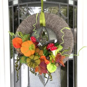 Crafting Autumn: A Needle Felted Wreath Tutorial for Beginner Needle Felters Helen Winter Textile Art Crafting Autumn: A Needle Felted Wreath Tutorial for Beginner Needle Felters Helen Winter Textile Art