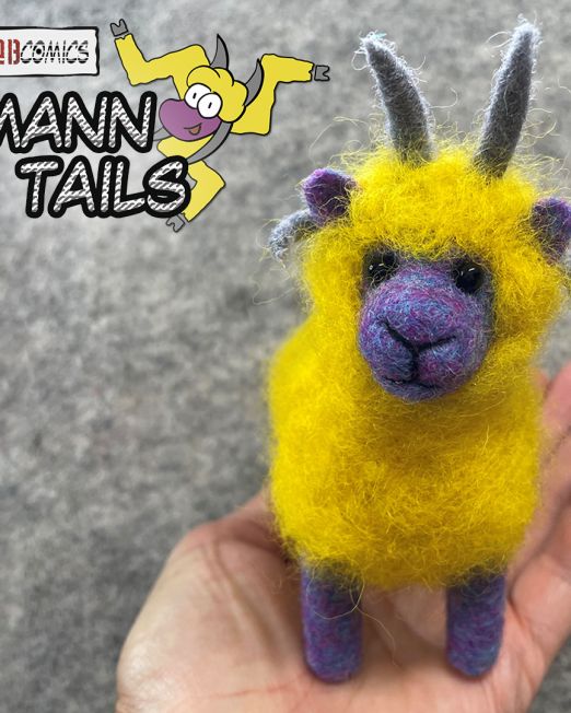 Ovis The Loaghtan Needle Felted Sheep - Mann Tails Collectable