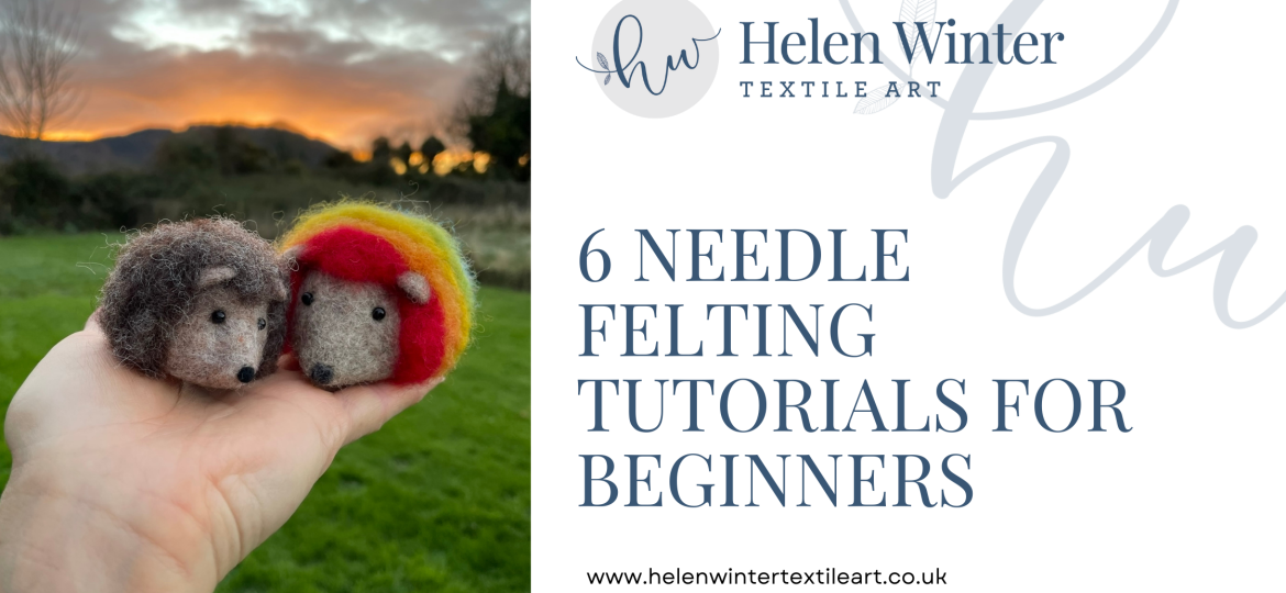 6 Needle Felting Tutorials for Beginners Blog Header