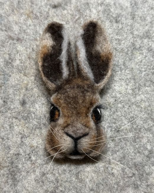 Hare Brooch